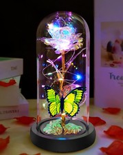 Mothers Day Rose Flower Gifts for Mom, Birthday Gifts for Women, Galaxy Cryst...