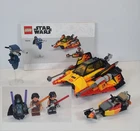 Lego Star Wars 75414 Force Burner Snowspeeder USED COMPLETE w/Minifigures