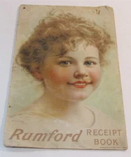 1909 Rumford Receipt Book CookBook RecipesRumford Baking Powder 