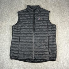 Berghaus Gilet Mens 2XL XXL Black Vaskye Pertex Quantum Puffer Bodywarmer Vest