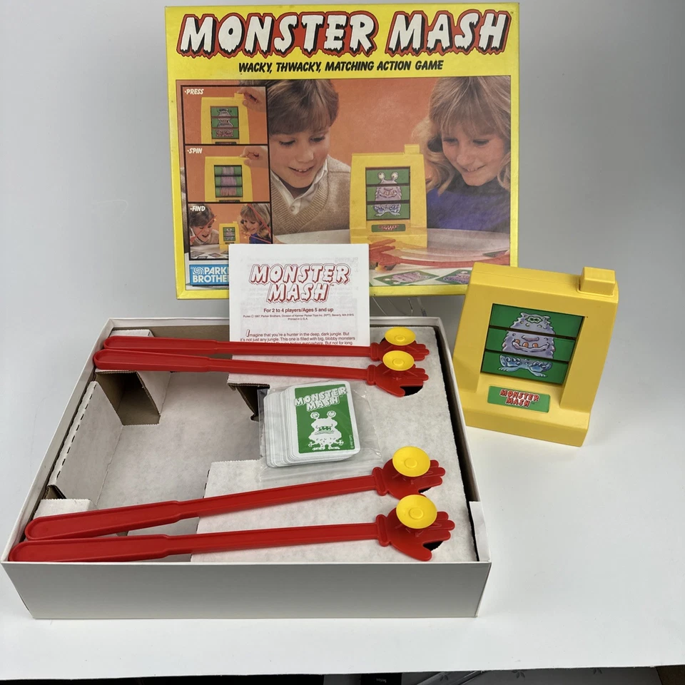 1987 Monster Mash Board Game No. 0495 by Parker Brothers Complete Excellent Cond - Image 3 of 4