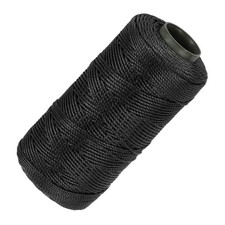 Nylon String 3 Strands Twisted Mason Line 1.5mm x 218 Yards, Black