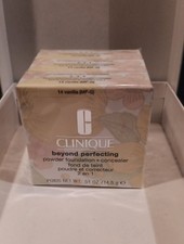 CLINIQUE Beyond Perfecting Powder Foundation  Concealer 14 VANILLA MF-G Nib