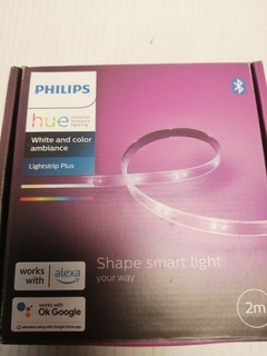 Philips Hue White & Color Ambiance Lightstrip Plus Basis Set V4 (2 m) dimmbare
