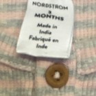 Nordstrom Pink Gray Striped Sleeveless One-Piece Bodysuit for Baby 3 Months — photo 2