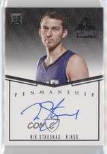 2014-15 Panini Paramount Penmanship Rookies 34/99 Nik Stauskas #PR-NS Auto 0b9