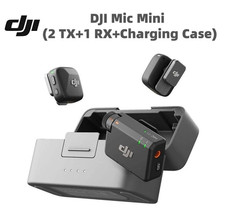 DJI Mic Mini 2 TX  1 RX  Charging Case Wireless Lavalier Microphone Vlog New