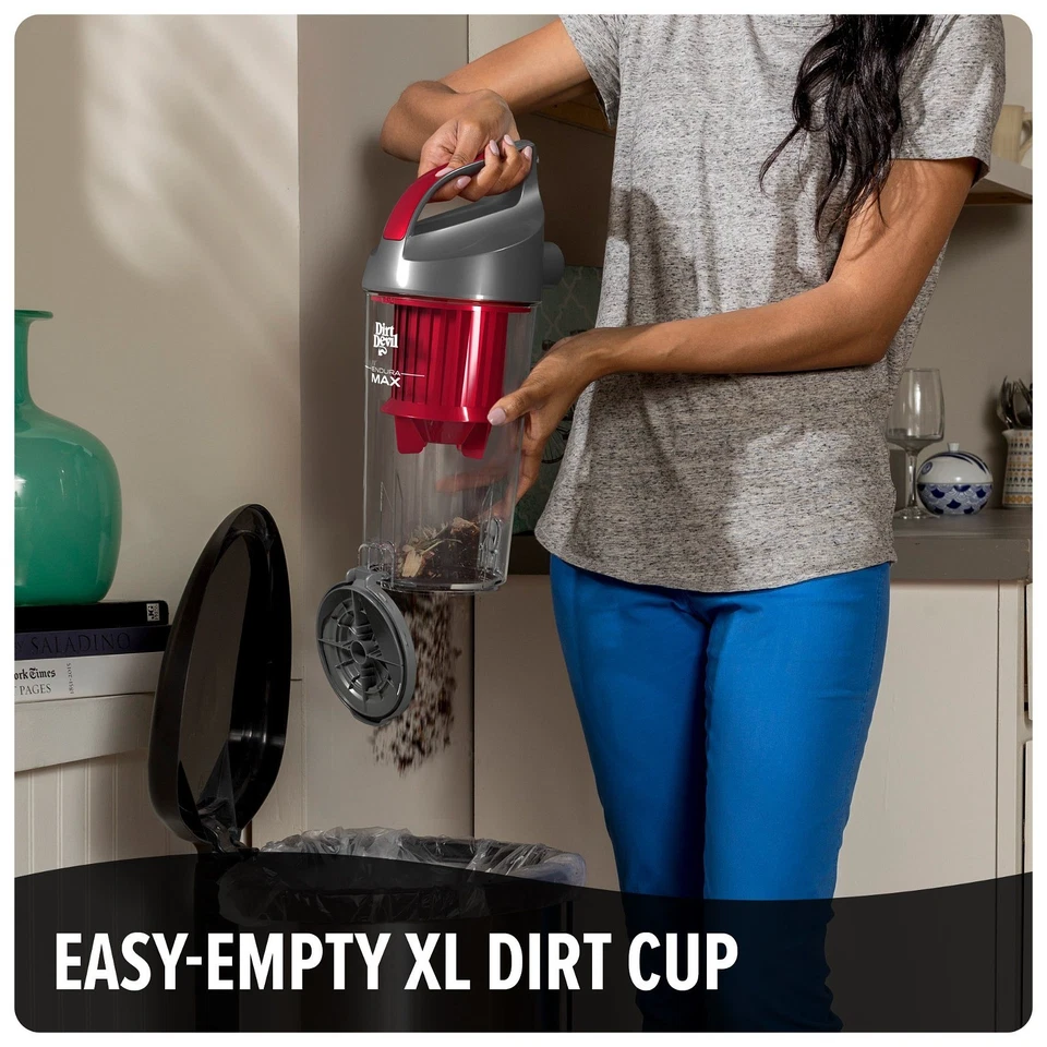 Dirt Devil Endura Max Upright Bagless Vacuum Cleaner for Carpet/Hard Floor- Gray - Image 4 of 4