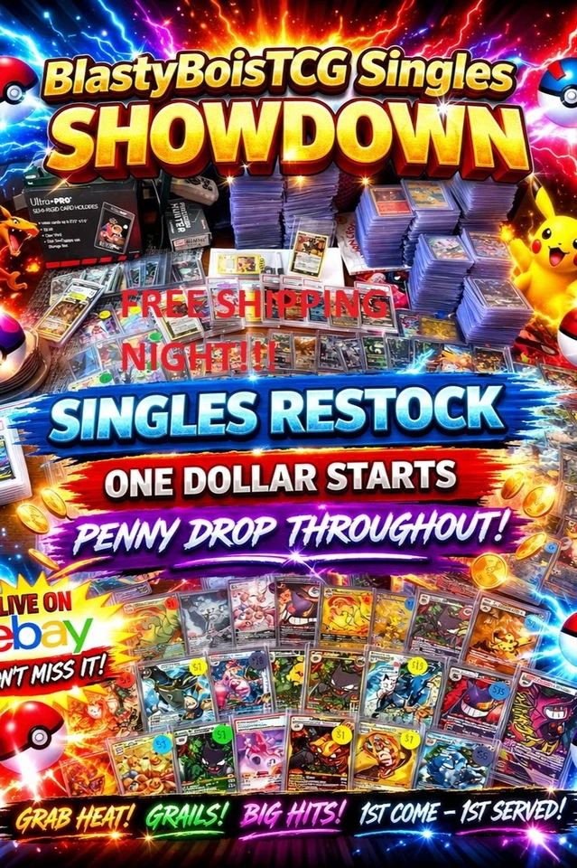 FREE SHIP $1 Start Singles w/ Pack Penny Drops