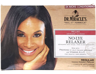 #ad #ad Dr. Miracle#x27;s Relax Defriser Non Lye Relaxer Kit Regular 1count $28.00