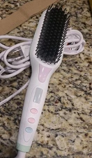  Hair Brush Straightener Pink Blush Lange Thermal Ion Ceramic   