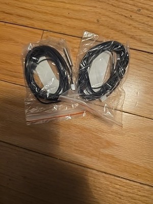 Two of NTC 10K Ohm B3950 Thermistor Temperature Sensor Cylinder Probe  6 ft Wire