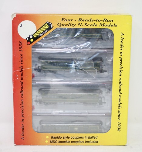 Juego de 4 coches Roundhouse N 89487 50' Overland Southern Pacific nuevo ¡Envío gratuito! | Zustand: New