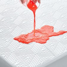 Premium Jacquard 100 Waterproof Full Mattress Protector, Noiseless, Anti - S...