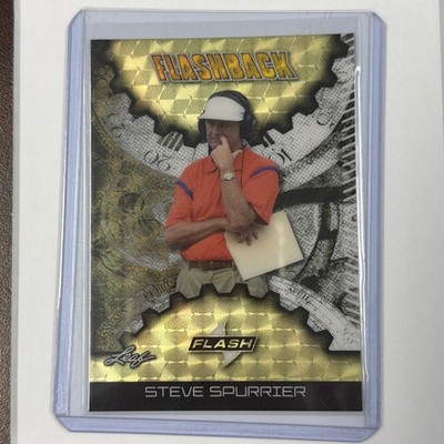 2025 Leaf Eclectic - Flashback - Steve Spurrier - Gold Vinyl - 1/1