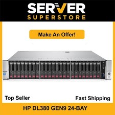 HP ProLiant DL380 G9 Server 2x E5-2660 V3  20 Cores P440ar 32GB RAM 8x trays