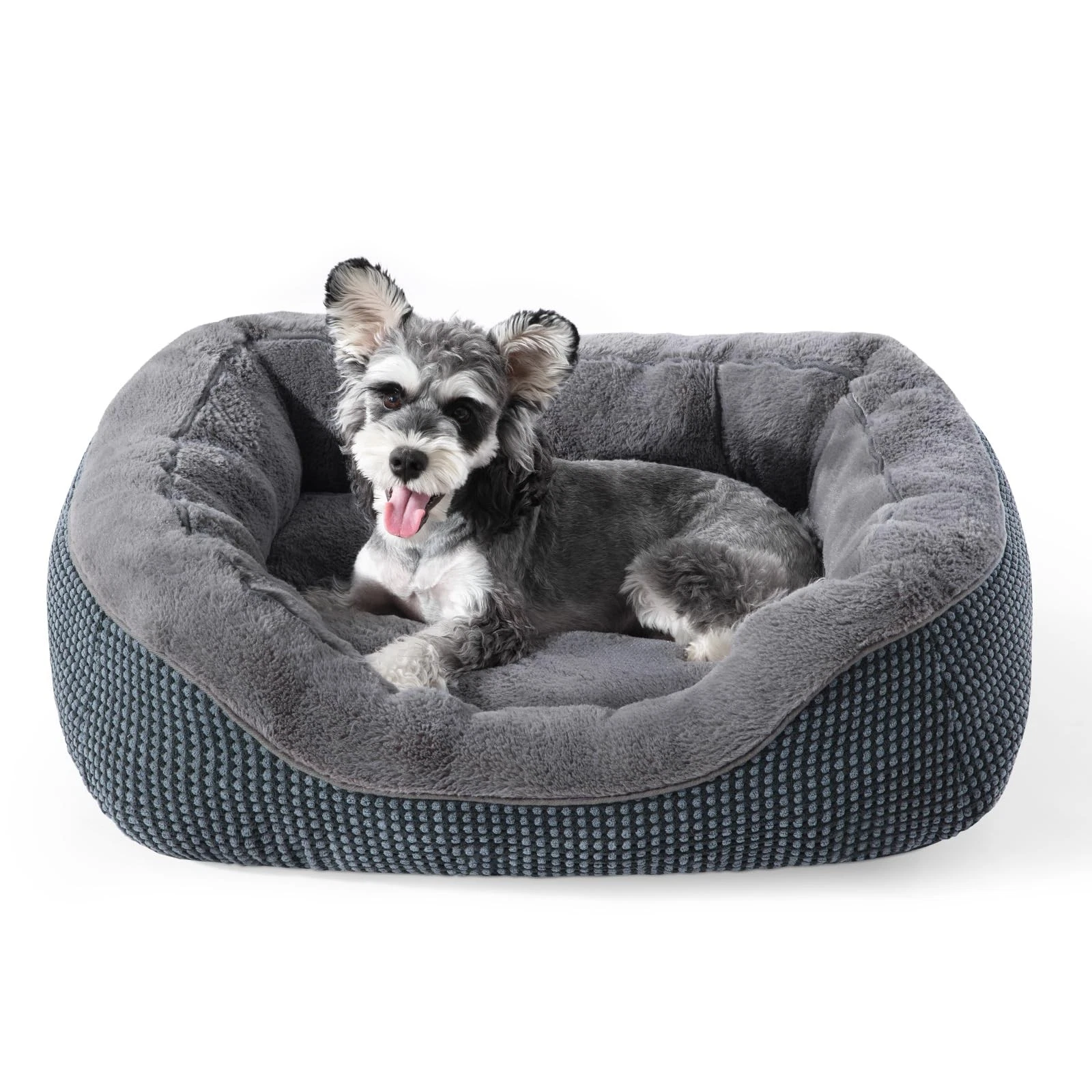 Small Dog Bed Orthopedic Washable Warming Soft Calming Pet INVENHO Dogs Beds
