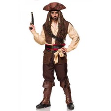 Herren Kostümset Captain of the Caribbean Pi...
