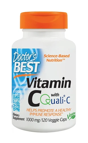 Doctor's Best Vitamin C with Quali-C 1000 mg Non-GMO Vegan Gluten Free Soy Free