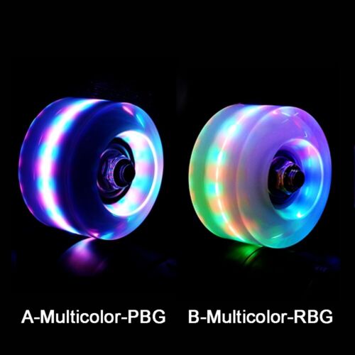 8 Stück Light-Up Lnline Rollschuhe Rollen mit Schraubenschlüssel robuste Lager 58mm/82A - Bild 3 von 31