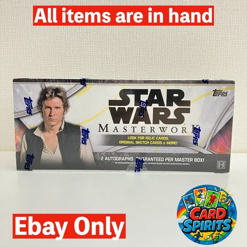2024 TOPPS STAR WARS MASTERWORK HOBBY BOX Factory Sealed