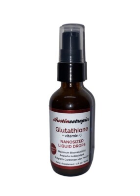 Nano Glutathione Drops by Austinootropics | Pharmaceutical Grade Liquid