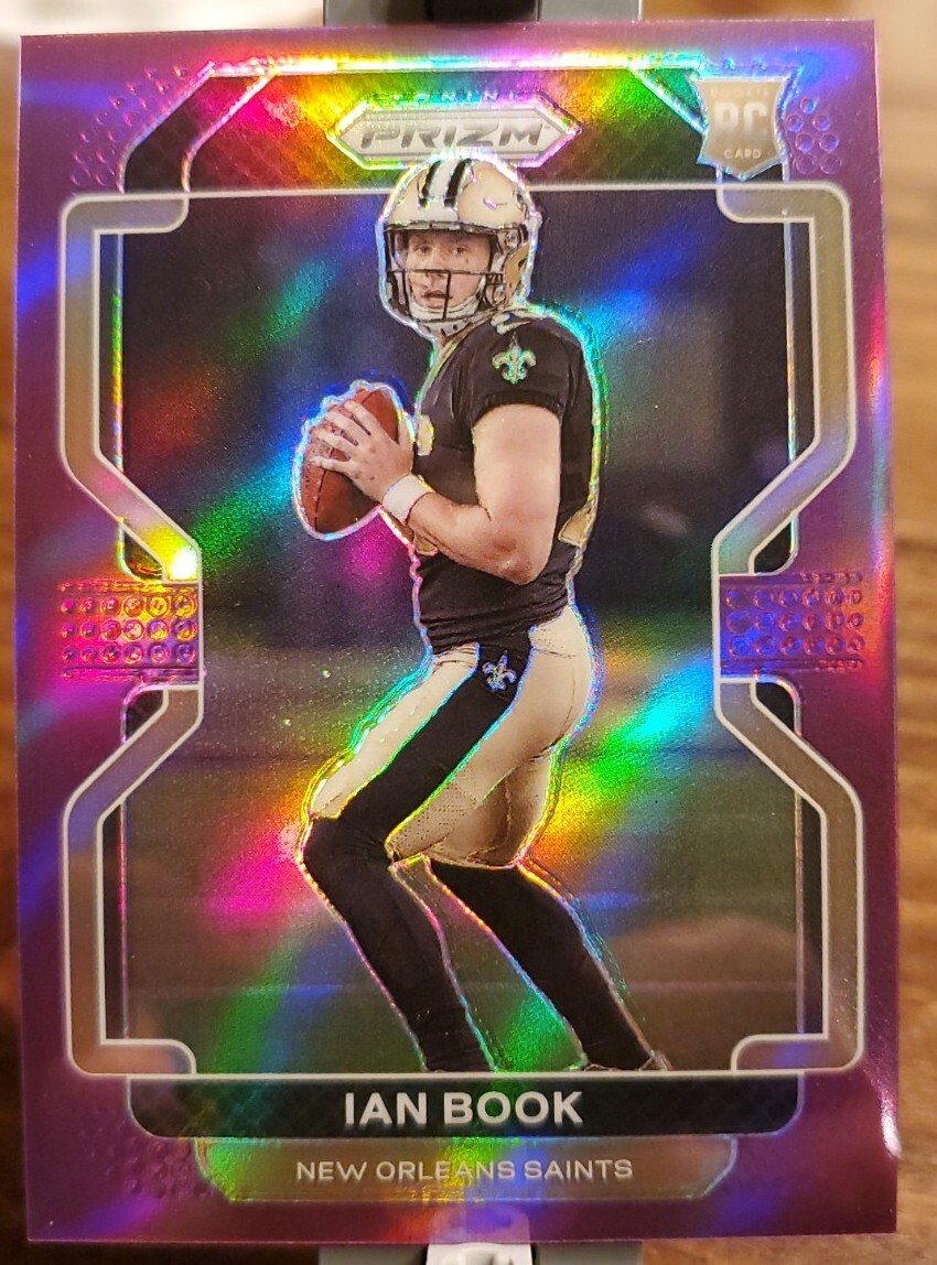 Ian Book RC #357 Purple Prizm Rookie /125 2021 Panini Prizm New Orleans Saints