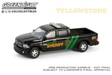 Greenlight 1:64 Hollywood 42 Yellowstone 2013 Ram 1500-County Sheriff Truck