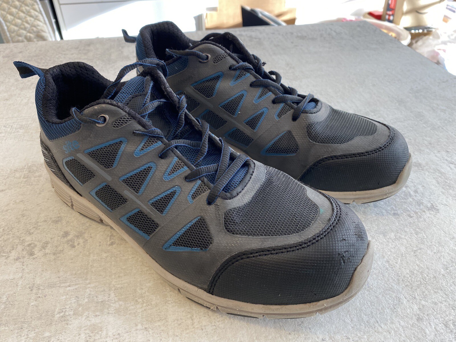 Safety Shoes Size 9 “Site” Brand (ScrewFix) VGC Steel Toe Capped eBay