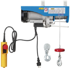 Paranco argano verricello elettrico sollevatore carichi 400 kg telecomando 220V