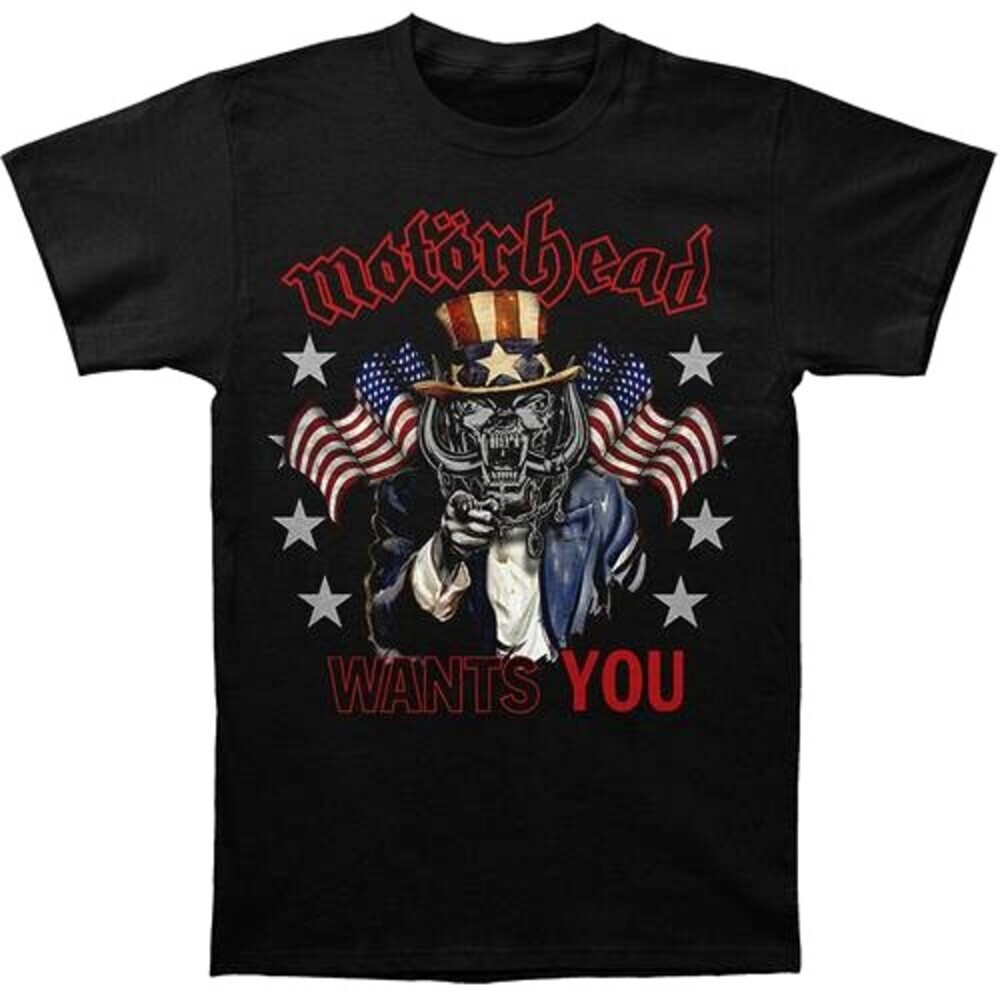 MOTORHEAD cd lgo WANTS YOU Uncle Sam Official SHIRT 2XL New