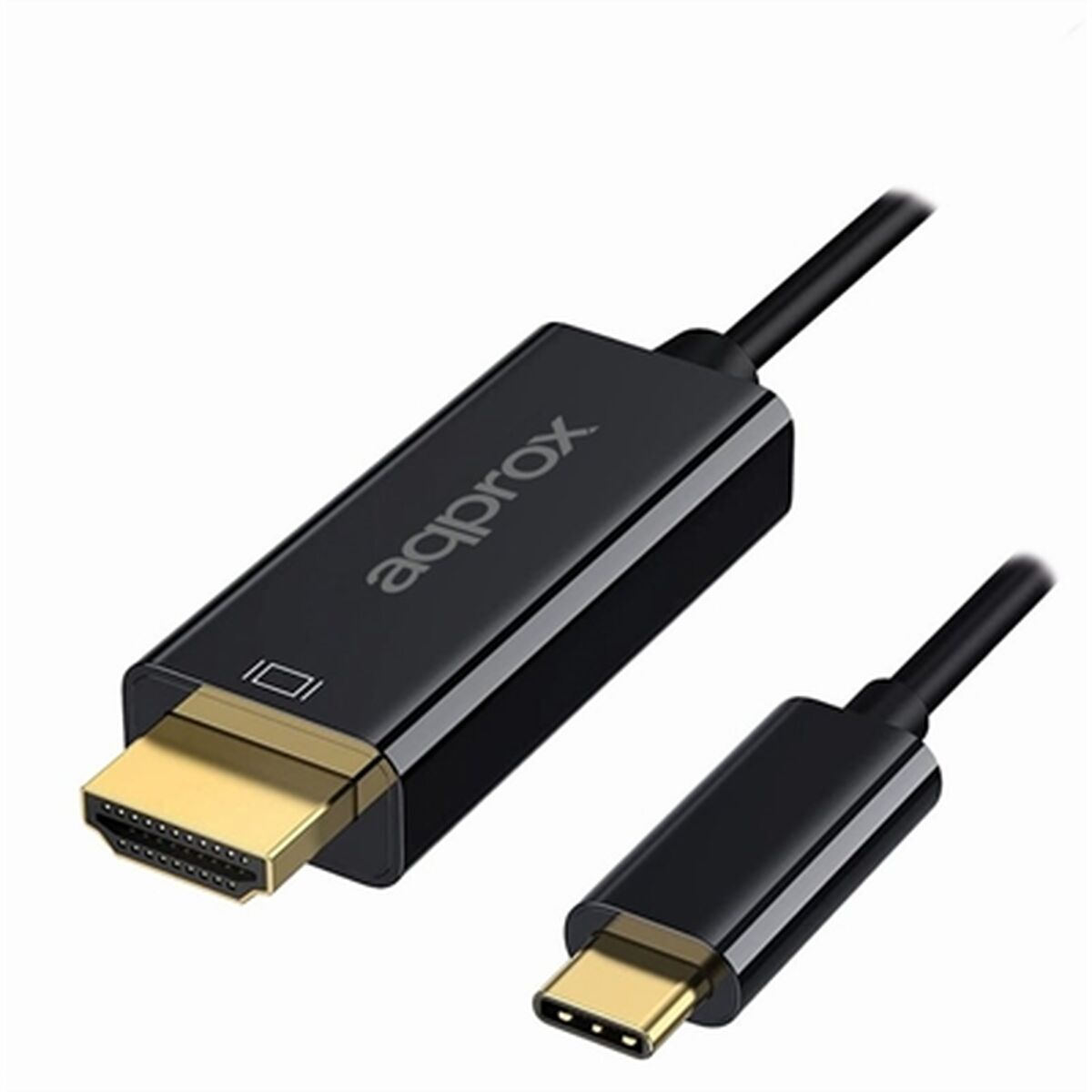 Thumbnail - Usb C Zu Hdmi-kabel Approx Appc52 Schwarz Ultra Hd 4k