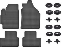 Gummifußmatten + Stopper: Opel Agila B Fließheck 2008-2014