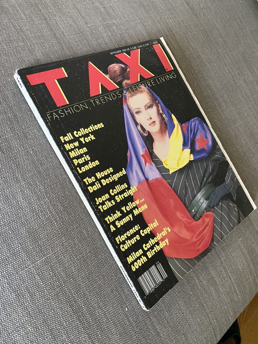 Sept 1986 Taxi Magazine | eBay