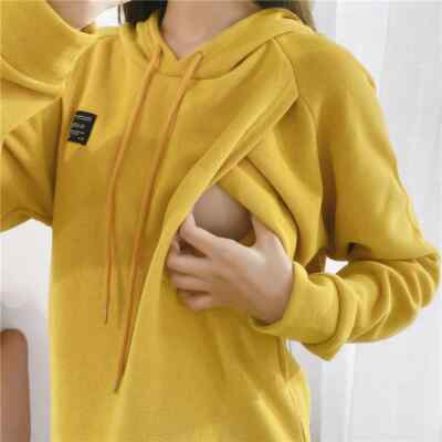 Pregnant Coat Jacket Left Right Opening Pregnant Women Sweater Maternity Clothes