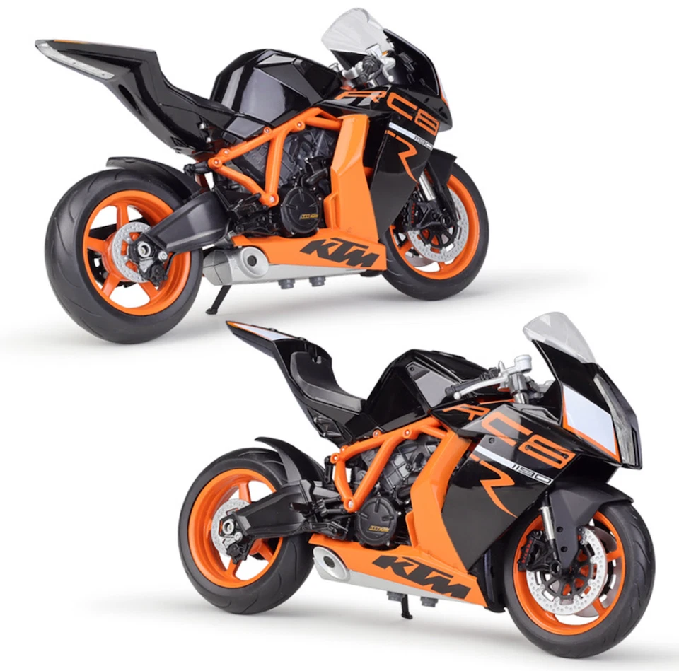 WELLY 1:10 KTM 1190 RC8 R Sports Racing Model Diecast Metal Motorcycle - Image 2 of 4