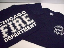 Chicago Fire Department Adult Navy Tee