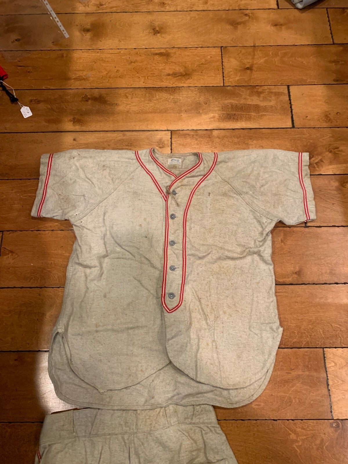 1950's Game Worn Flannel Baseball Uniform (MEARS LOA) VINTAGE RARE eBay
