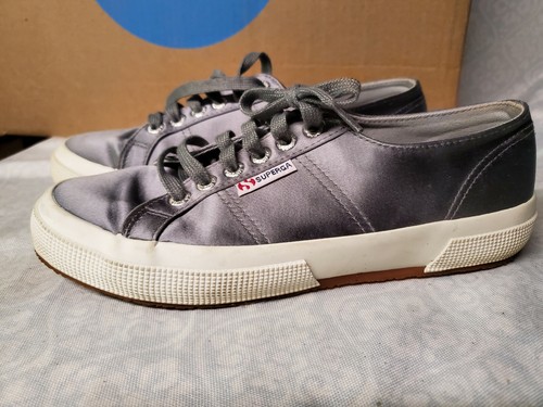 superga silver womens