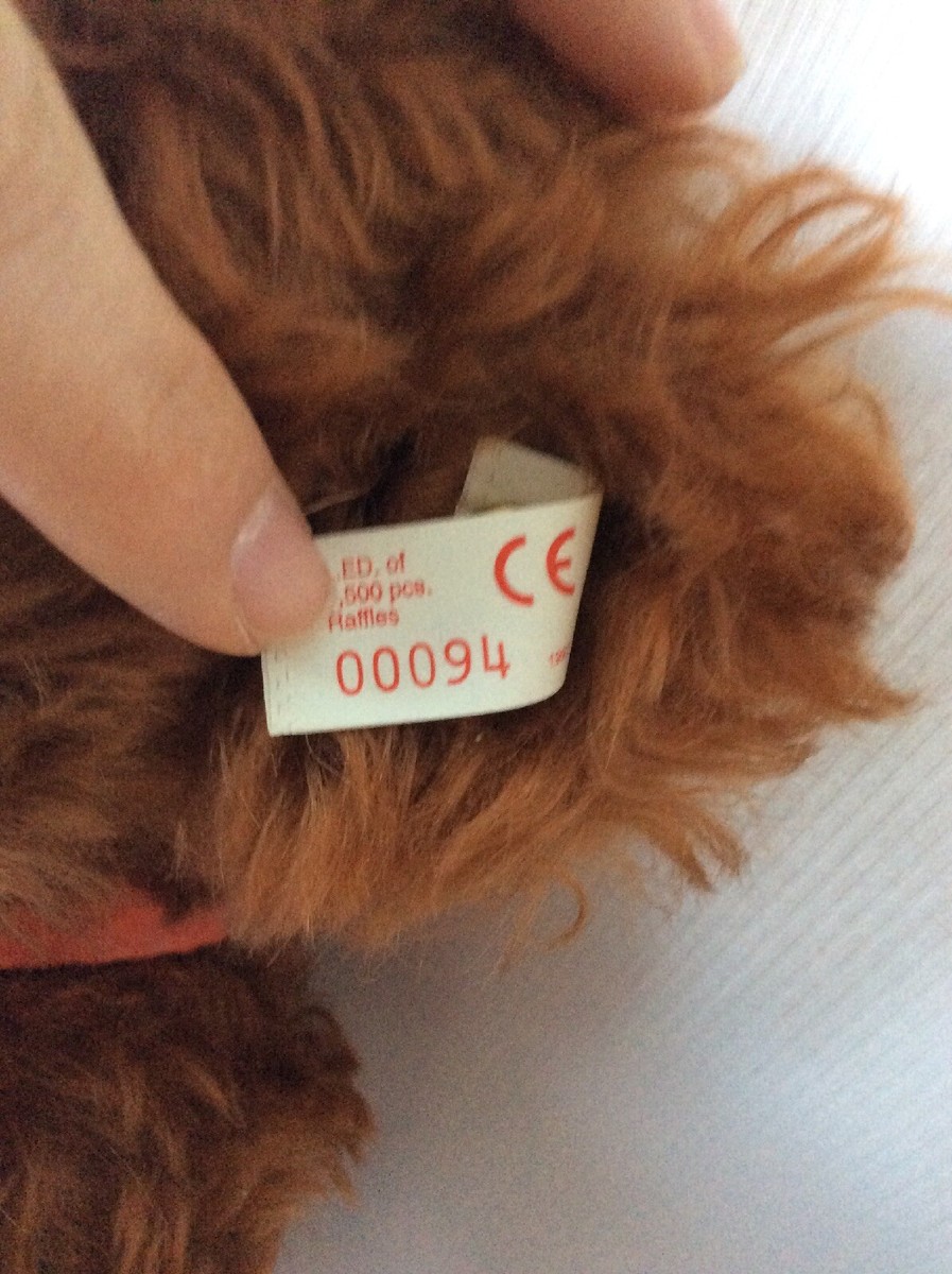 シュタイフ　ラッフルズベア　43㎝　1997年 Steiff Raffles Teddy Bear Exclusively for Singapore 1997