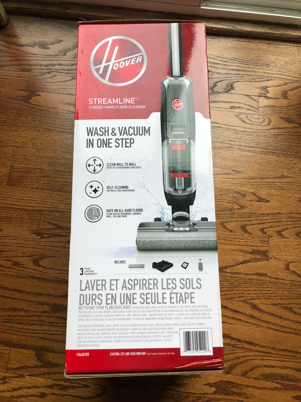 Hoover Streamline Hard Floor Cleaner - FH46010V - Wash & Vacuum In One ...