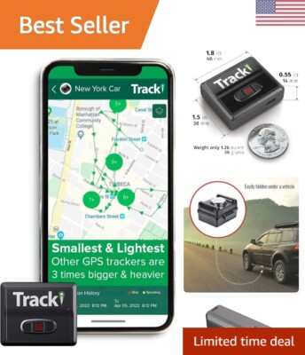 Small Portable 4G LTE GPS Tracker - Unlimited Distance & Worldwide Coverage