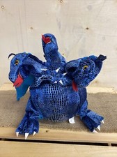 Folkmanis Blue 3 Headed Dragon Puppet