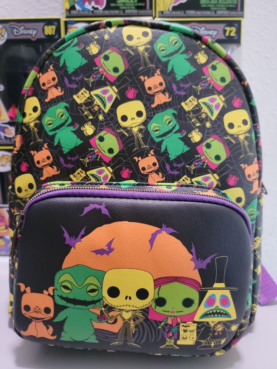 Funko Mini Backpack - nightmare before Christmas neon Funko bag Funko Pop Loungefly Nightmare Before Christmas Mini Backpack  main image 3