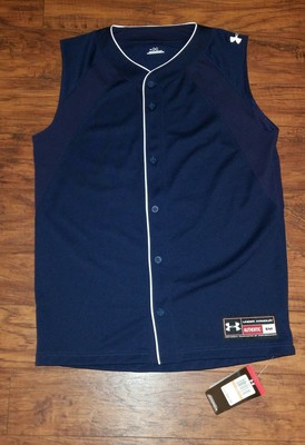 under armour sleeveless baseball jersey
