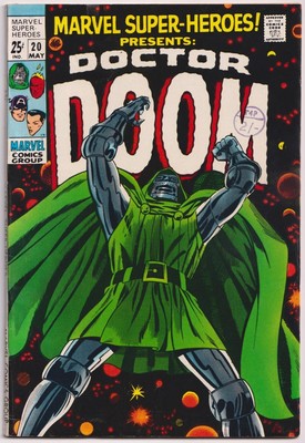 MARVEL SUPER-HEROES #20 CENTS 1969 SOLO DOCTOR DOOM 1. VALERIA MARVEL COMICS