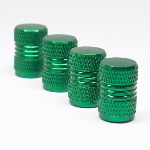 For Volkswagen Volvo Car 4X Green Wheel Tire Valve Air Caps Cover Universal cap - Picture 4 of 4