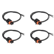 Long - 2 Way Pre-Wired Plug for Bosch Components on Ford Fiesta VI / Set of 4