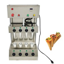 110V Pizza Cone Forming Machine 4 Heads Pizza Cone Spiral Shape Forming Machine