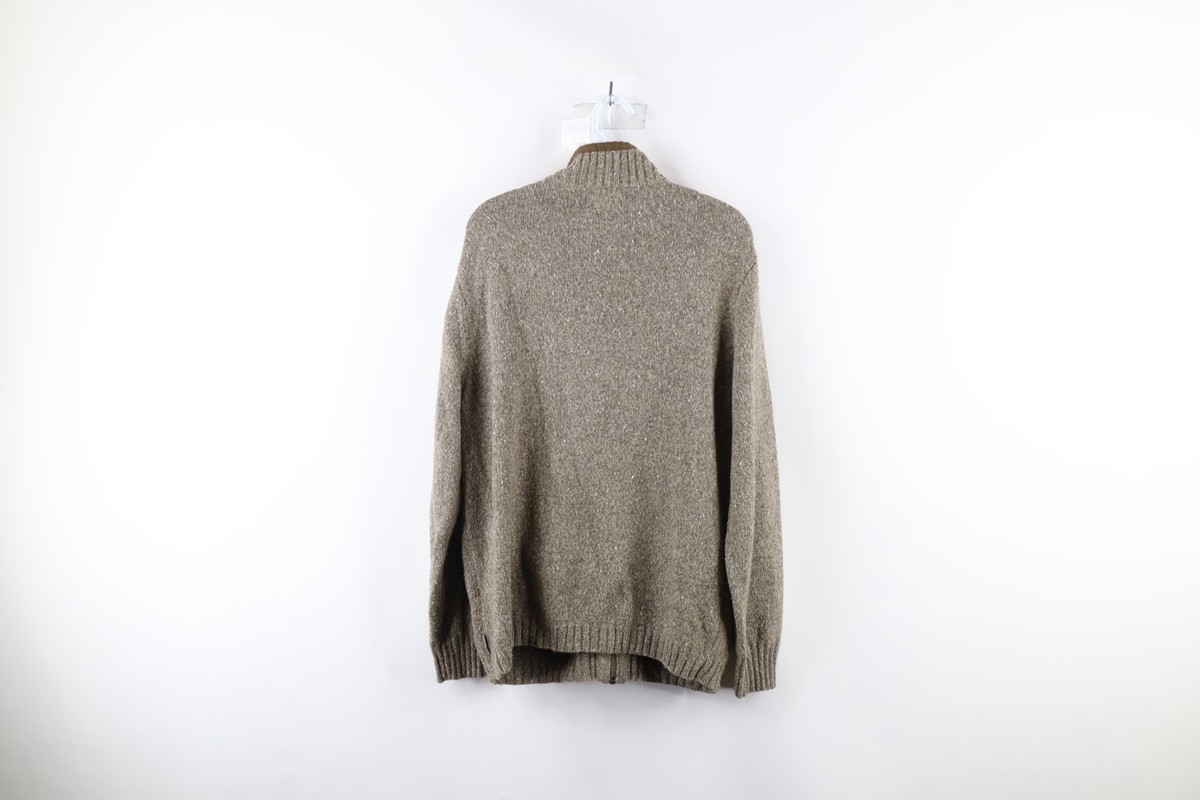 Vintage 90s Woolrich Mens Large Wool Blend Knit Full Zip Vintage 90s Woolrich Mens Large Wool Blend Knit Full Zip